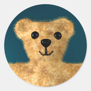 Adesivo Urso de Pelúcia