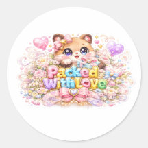 Urso de pelúcia Kawaii Fofo Cheio de Amor Pin Past