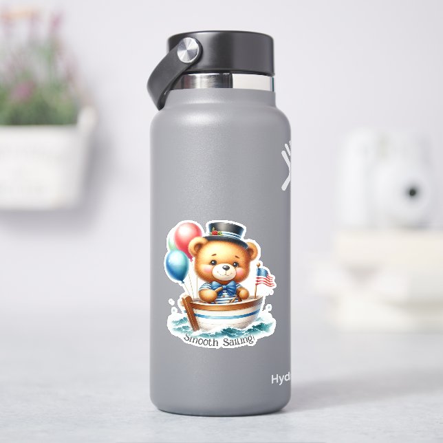 Adesivo Urso de Pelúcia Marinheiro (HidroFlask)