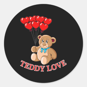 Adesivo Urso de Teddy Adorava Bebê Fofo Fofo Ideia