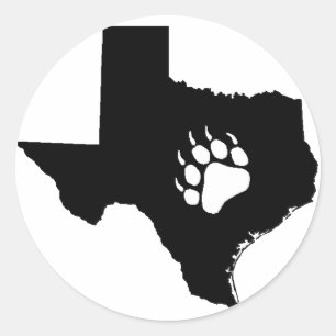 Adesivo Urso de Texas