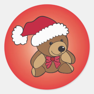 Adesivo Urso de ursinho do Natal