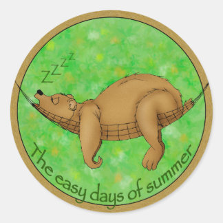 Adesivo urso de verão fácil