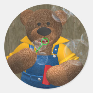 Adesivo Urso Dinky: Bolhas de sopro