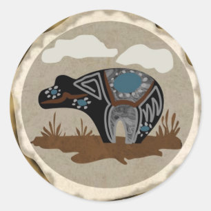 Adesivo Urso do espírito do nativo americano