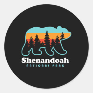 Adesivo Urso do Parque Nacional Shenandoah Vale de Shenand