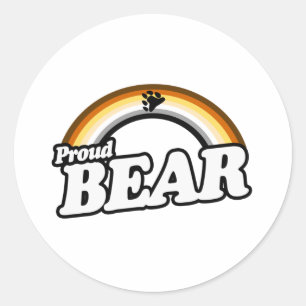 Adesivo Urso e Orgulhoso