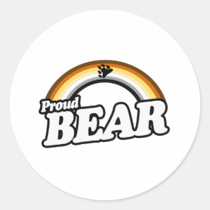 Adesivo Urso e Orgulhoso