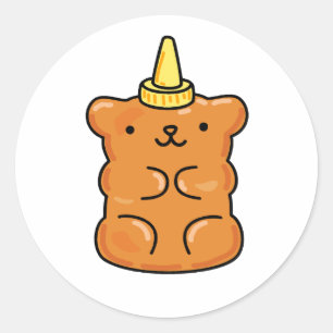 Adesivo Urso Gummy do Kawaii