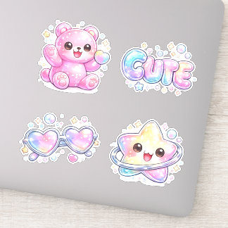 Adesivo Urso Gummy Pastel & Kawaii Y2K