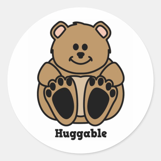 Adesivo Urso Huggable (Frente)