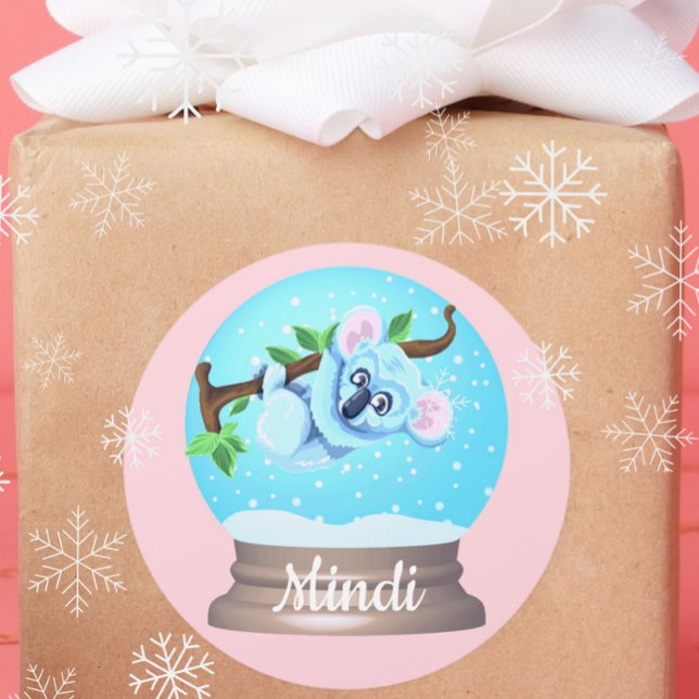 Adesivo Urso Koala, bonitinho lóbulo-de-neve (Criador carregado)