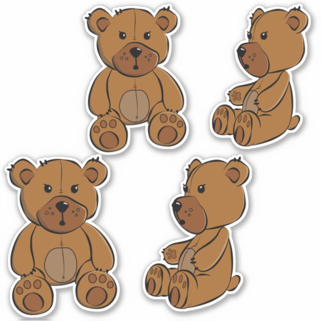 Adesivo Urso Malvado (Frente)