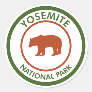 Adesivo Urso Nacional do Parque Yosemite