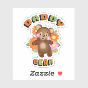 Adesivo urso pai