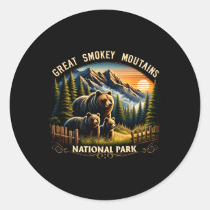 Adesivo Urso Parque Nacional Great Smokey Mountains Urso P