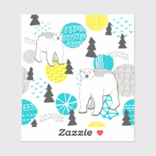 Adesivo Urso polar