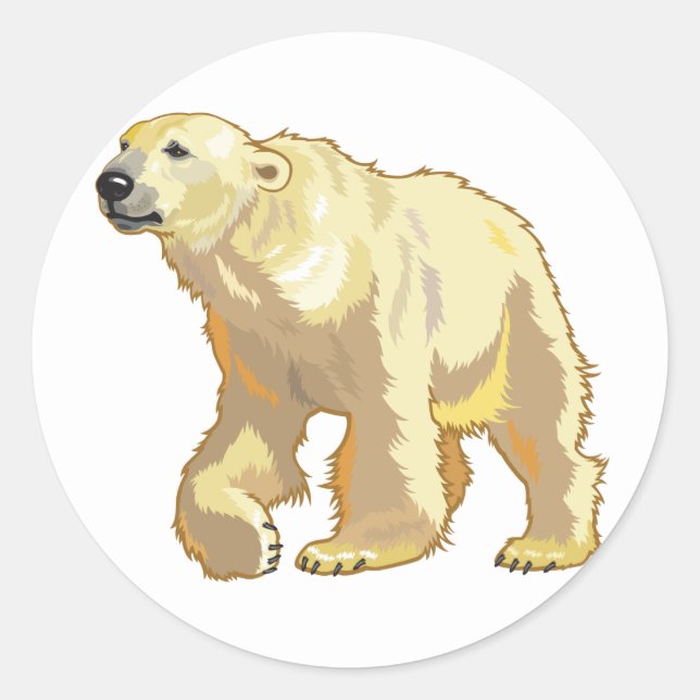 Adesivo urso polar (Frente)