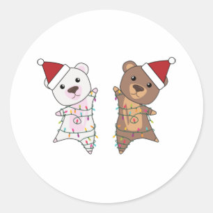 Adesivo Urso Polar Animais Curiosos De Natal