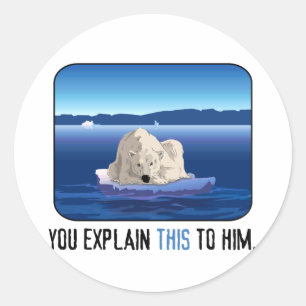 Adesivo Urso Polar Ártico