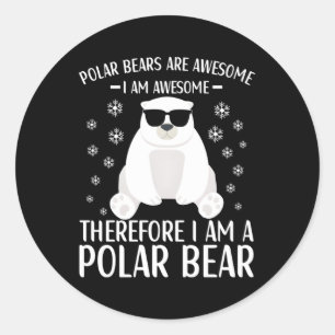 Adesivo Urso Polar Cita Ursos Polares Para