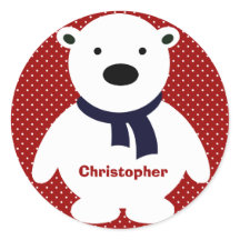 Urso Polar Cubo, RW&B, Adicionar Nome