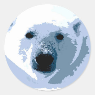 Adesivo Urso polar do pop art