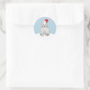 Adesivo Urso Polar dos Vinhetas de Natal
