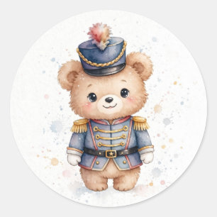 Adesivo Urso quebra-nozes fofo de Natal