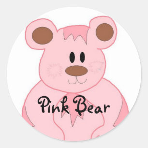 Adesivo Urso Rosa