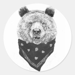 Adesivo Urso selvagem