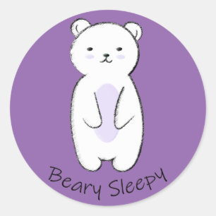Adesivo Urso Sonolento Beary