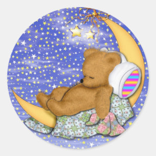 Adesivo Urso sonolento da lua