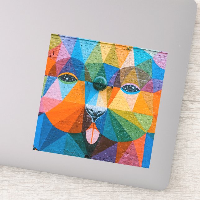 Adesivo Urso Urbano Arte Urbano Urbano Urso Mural Design (Detalhe)