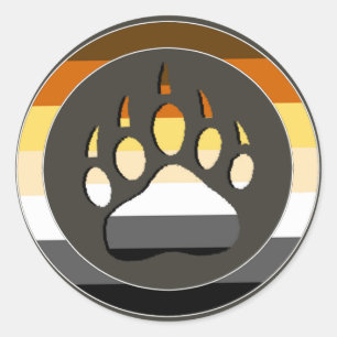 Adesivo Ursos de Gay do Círculo - Pista do Urso de Sinaliz