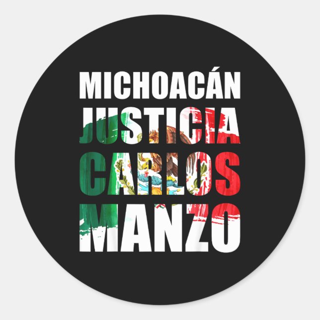 Adesivo Uruapan Michoacán México, Carlos Manzo, Mexicans M (Frente)