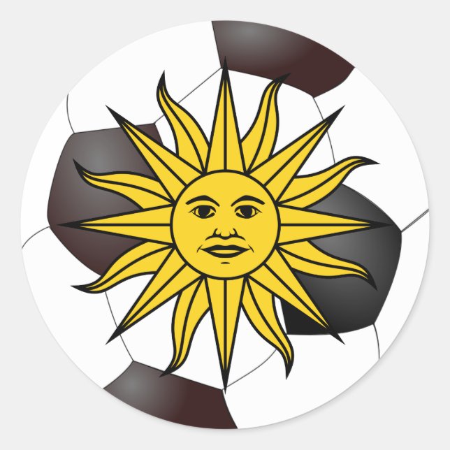 Adesivo Uruguai "Sol de Mayo" (Frente)