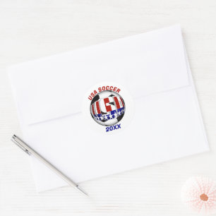Adesivo US Patriotic SOCCER Sports