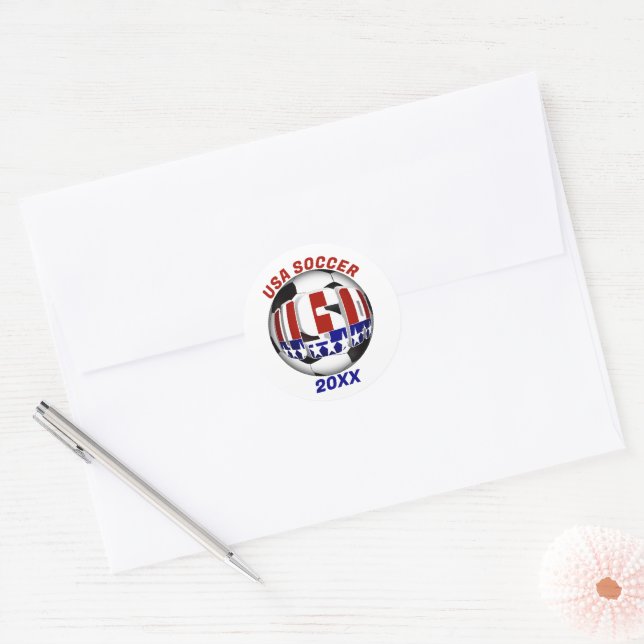 Adesivo US Patriotic SOCCER Sports (Envelope)