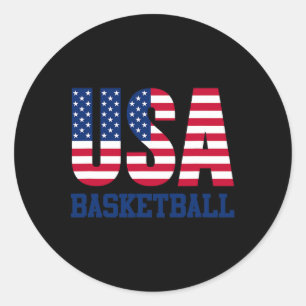 Adesivo Usa Com Bandeira Americana Esboço Esportes Mulhere
