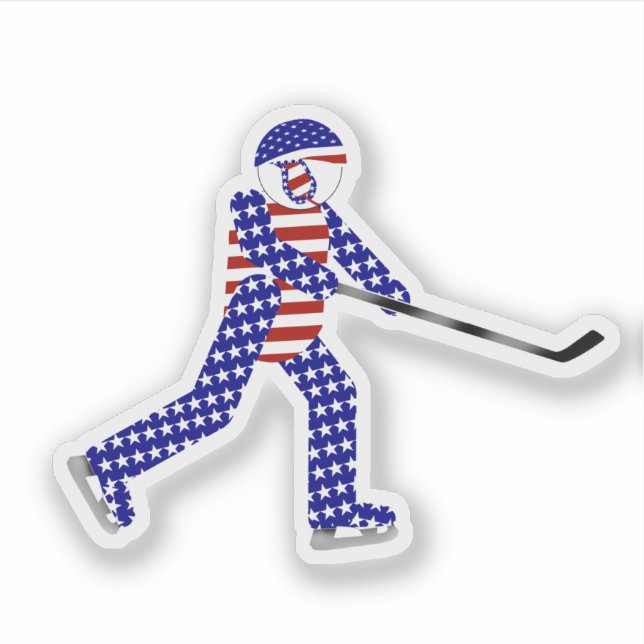 Adesivo USA Ice Hockey   (Frente)