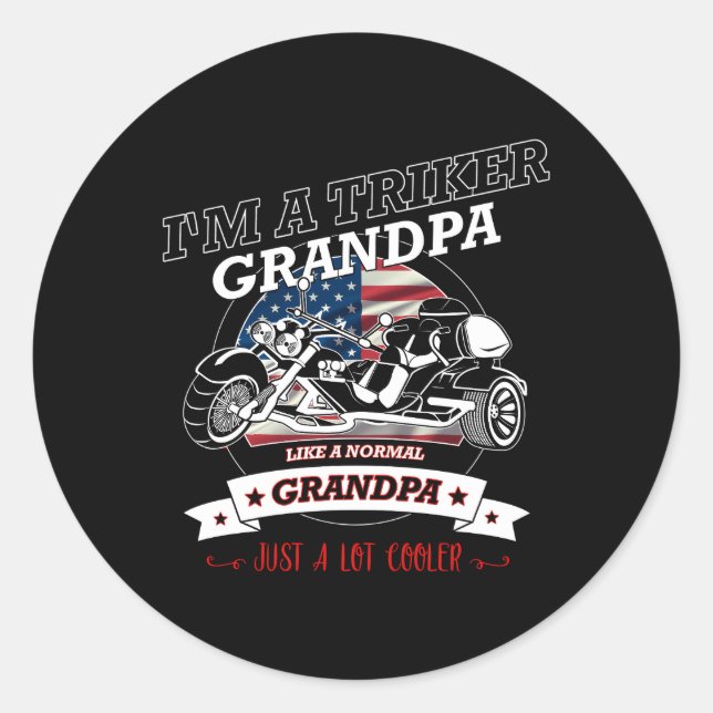 Adesivo Usa Triker Grandpa Trike (Frente)