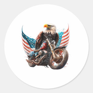Adesivo Usaflag de Motocicleta do Dia de os pais Ld Eagle