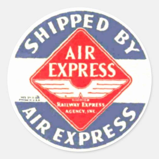 Adesivo Usar o Air Express pelos Stickers da Agência Ferro (Frente)