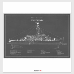 Adesivo USCGC Eastwind wagb-279 - ABD