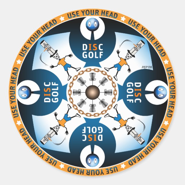 Adesivo Use sua cabeça (Frente)