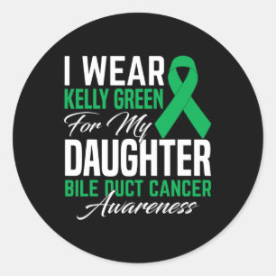 Adesivo Use Verde Kelly Para O Cancro Do Ducto Biliar Da M