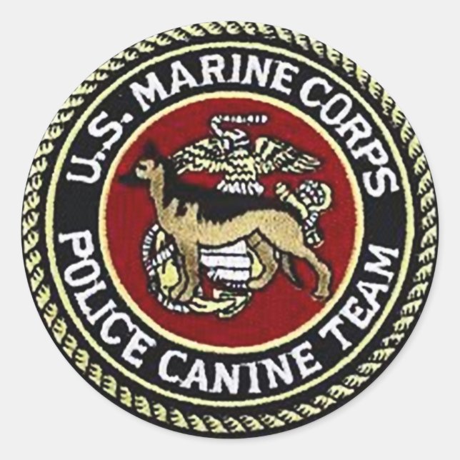 ADESIVO USMC CANINE TEAM (Frente)