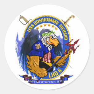 Adesivo USS Bonhomme Richard LHD-6 crista viva