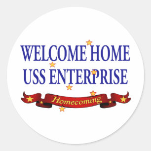 Adesivo USS Enterprise Home bem-vinda